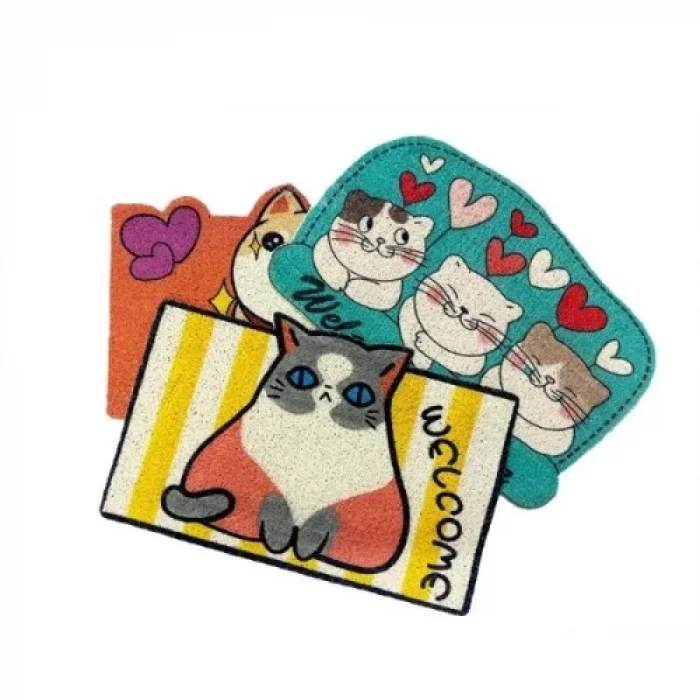  Sevimli Hayvan Tasarımlı Kapı Paspası