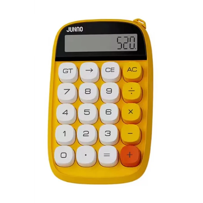 BUĞZ Sevimli Kare Tuşlu 10 Haneli Ldc Ekran Hesap Makinası Sarı