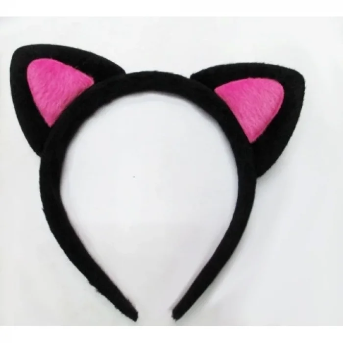 BUĞZ Sevimli Kedi Kulak Pofuduk Kedi Taç Şeker Pembe