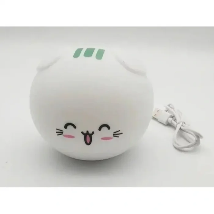 BUĞZ Sevimli Kedi Temalı Dokunmatik Gece Lambası