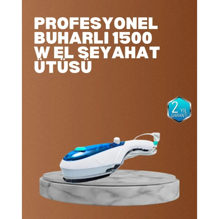 BUĞZ Seyahat Tipi Buharlı Ütü Portatif Kırışıklık Açıcı