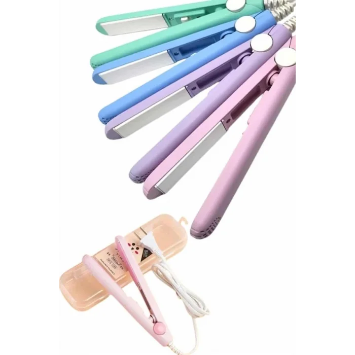  Seyahat Tipi Taşınabilir Saç Düzleştirici Saç Şekillendirici Yüksek Isı Ayarlı