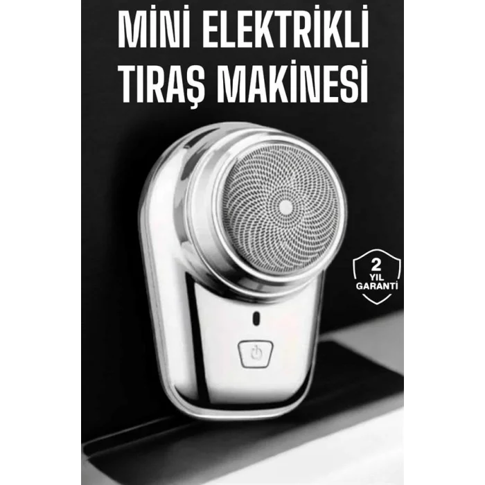 BUĞZ Seyahat Tipi Tıraş Makinesi Taşınabilir Kablosuz Mini Paslanmaz Çelik