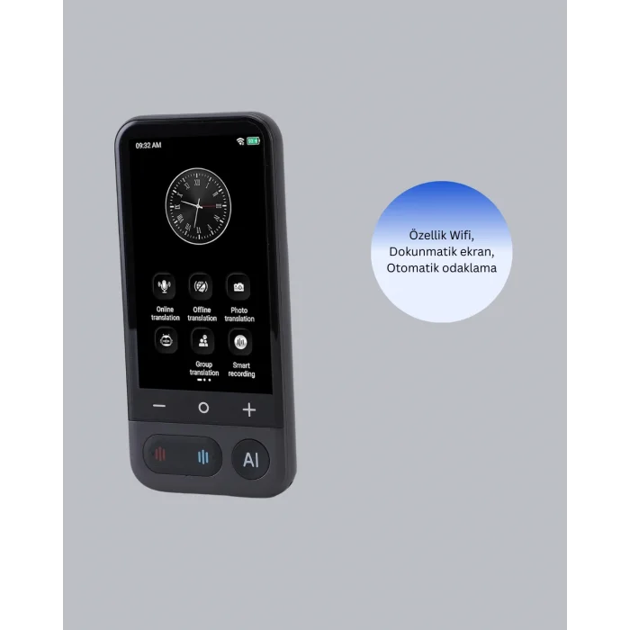 BUĞZ Seyahat ve İş İçin Çok Dilli Taşınabilir Çeviri Makinesi - BUĞZ