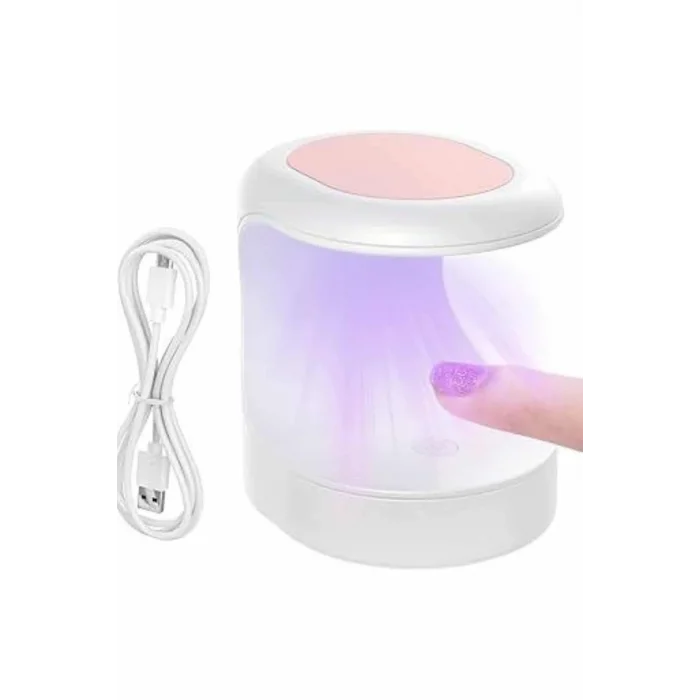 BUĞZ Seyehat Tipi Mini Oje Kurutucu Ultraviole Mor Işık Protez Tırnak Kurutucu - BUĞZ