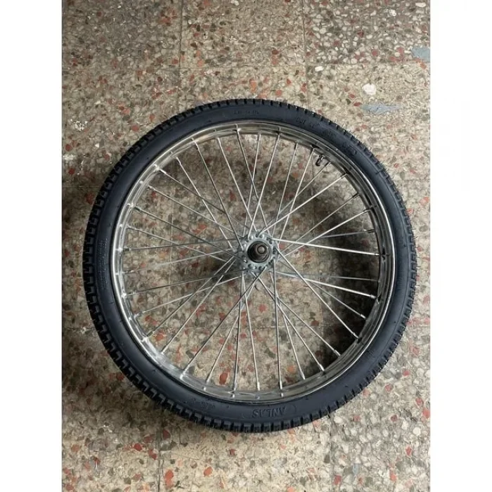 BUĞZ Seyyar Tezgah Araba Tekerleği 65 Cm - Telli Jant (jant Boyu:50 Cm)