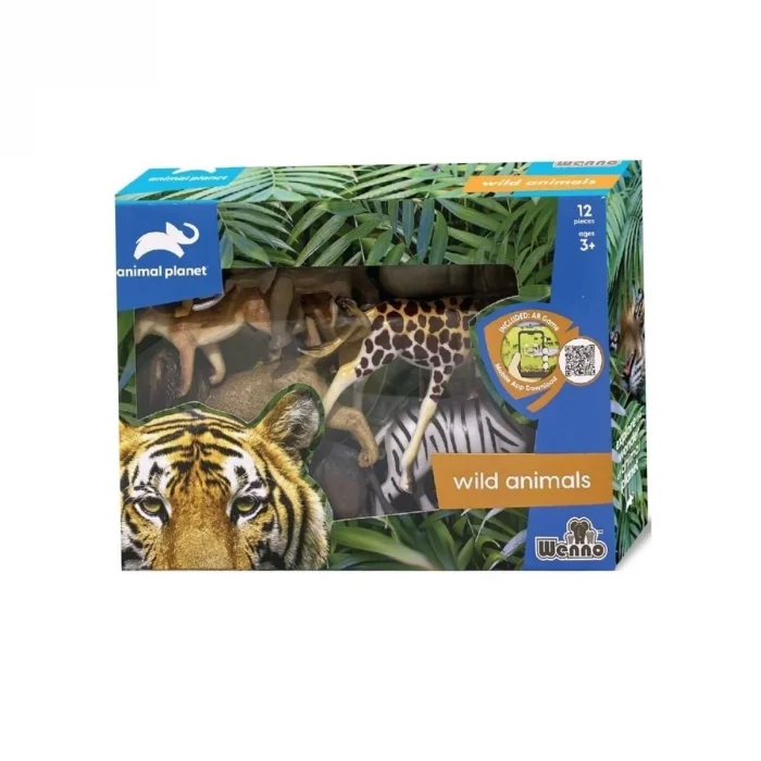  SH-5901 Vardem Kutulu 12 Parça Vahşi Hayvan Seti