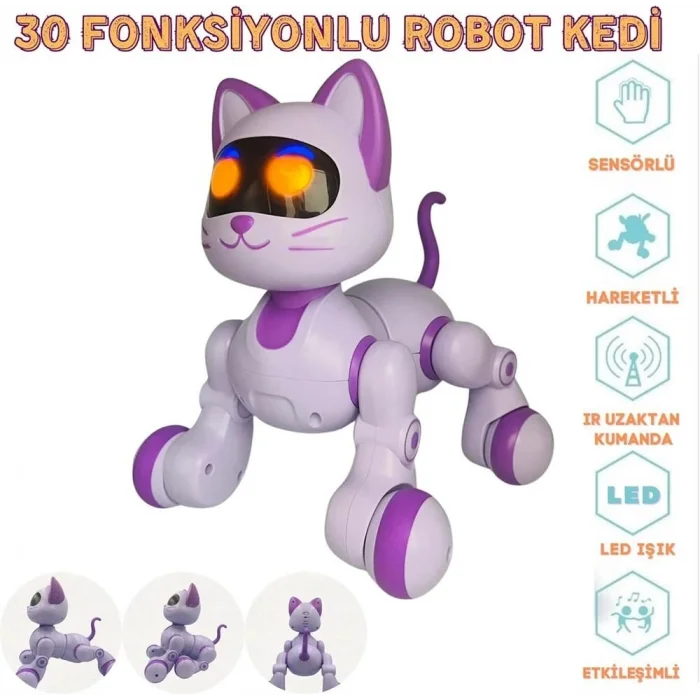 BUĞZ SH40194 U/K DANS EDEN ROBOT KEDİ -ZRV