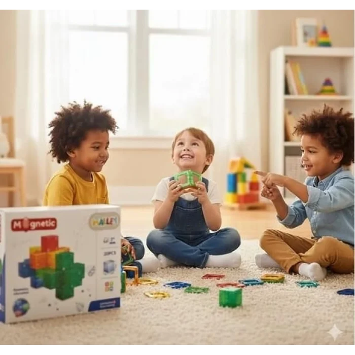 BUĞZ SH59837 MAGNET KÜP YAPI BLOK SETİ 20 PARÇA-ZRV
