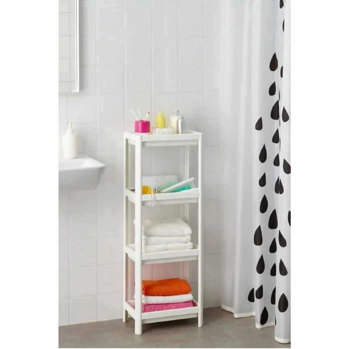 BUĞZ Shelf 3 Katlı  Raf Ünitesi -  Mutfak - Banyo  Depolama Rafı