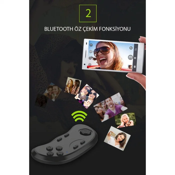 BUĞZ Shinecon Sc-b01 Sanal Gerçeklik Gözlüğü Kumandası - Siyah