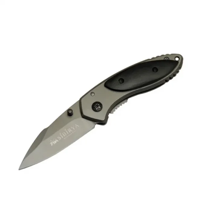 BUĞZ Sibirya Cep Çakısı 14,5 Cm Yarı Otomatik , Kemerlikli