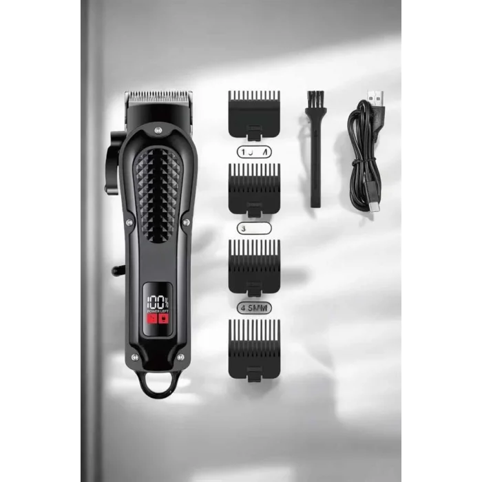  Sıfır Tıraş Makinesi Dijital Göstergeli Paslanmaz Çelik Bıçaklı Taşınabilir