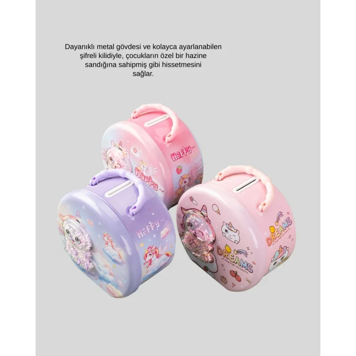 BUĞZ ŞİFRELİ KUMBARA MOR - BUĞZ