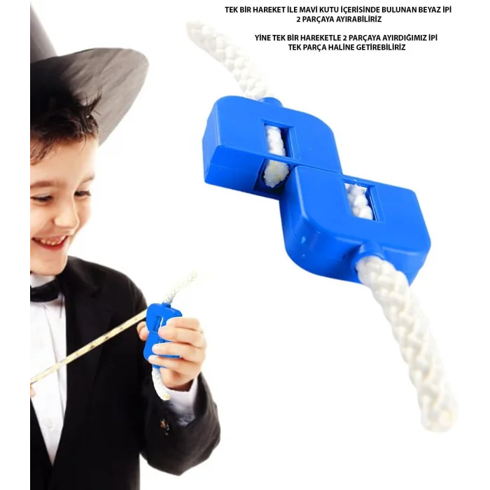 BUĞZ Sihirli İp Kutusu - İp Kesme ve Birleştirme İllüzyon Gösterisi