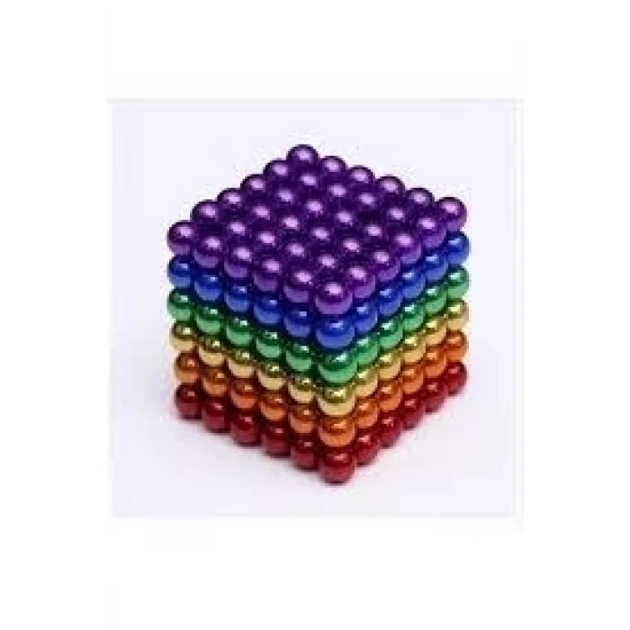 BUĞZ Sihirli Manyetik Toplar Dyum Mıknatıs Küp Bilye 216 Adet Cube Küp Dymium