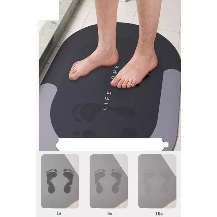 BUĞZ Sihirli Su Emici Kaydırmaz Banyo Paspası Banyo Ayak Matı