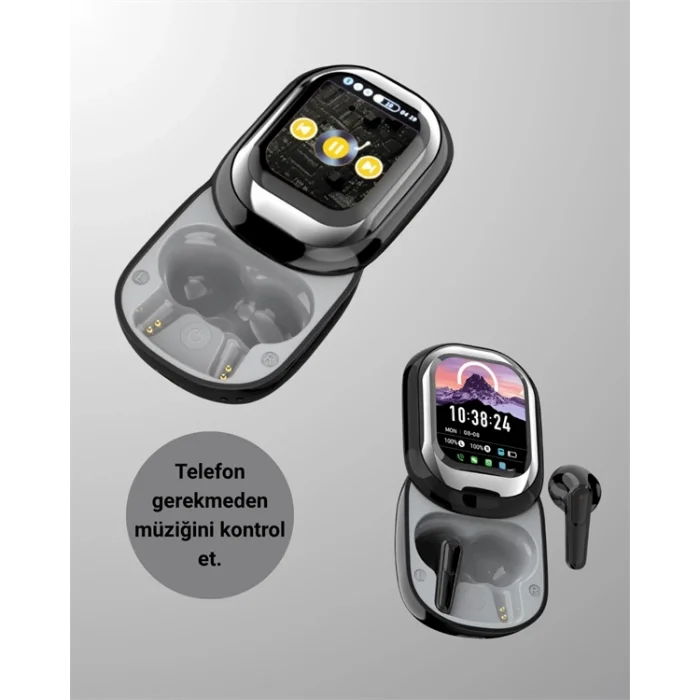 Şık, Akıllı ve Güçlü: LED Ekranlı Kablosuz Kulaklık Seti