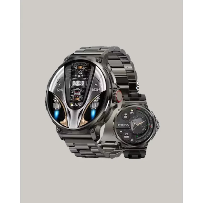  Şık Metal Kasa ve Değiştirilebilir Kordonlarla SW80 Smartwatch