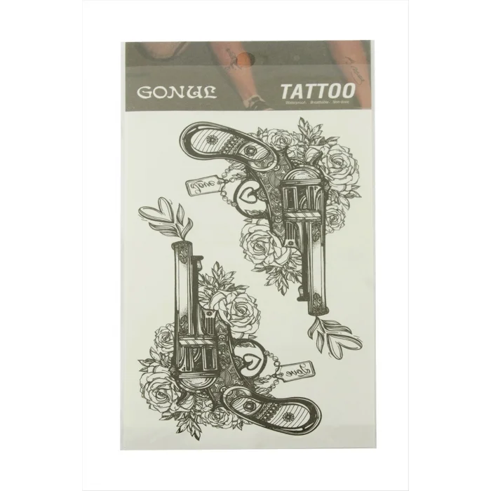 BUĞZ Silah Tattoo Dövme Sticker