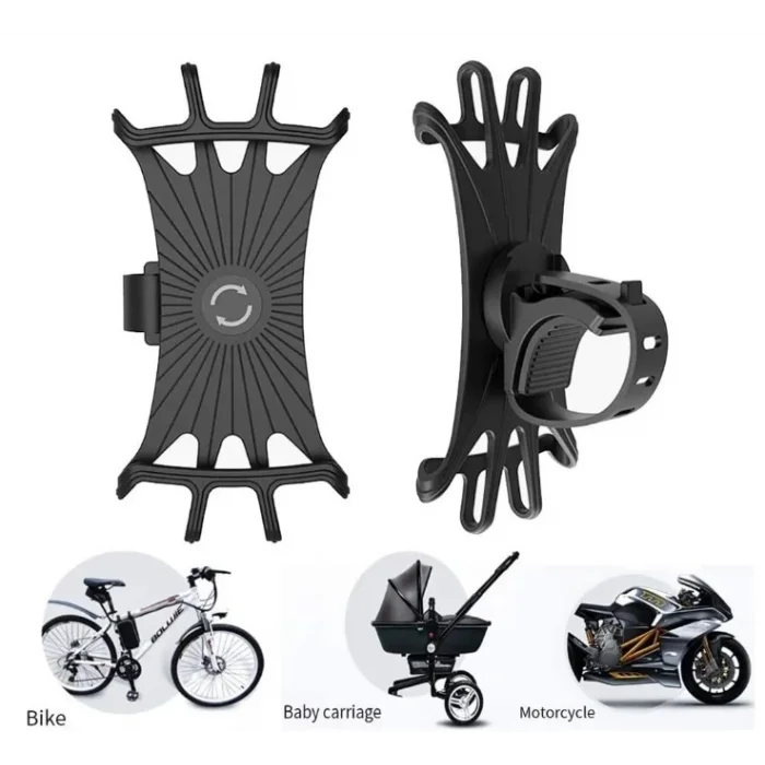 BUĞZ Silikon Esnek Bisiklet Telefon Tutucu