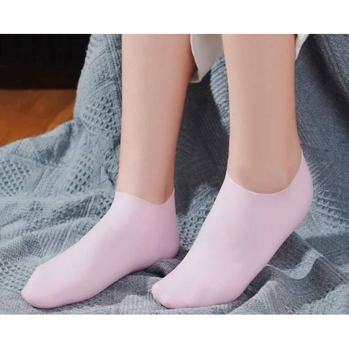  Silikon Nemlendirici Topuk Çorap Ayak Bakımı Çorap