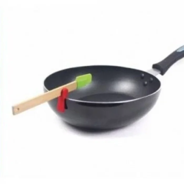  Silikon Tava Kaşık Tutacağı 3lü Paket