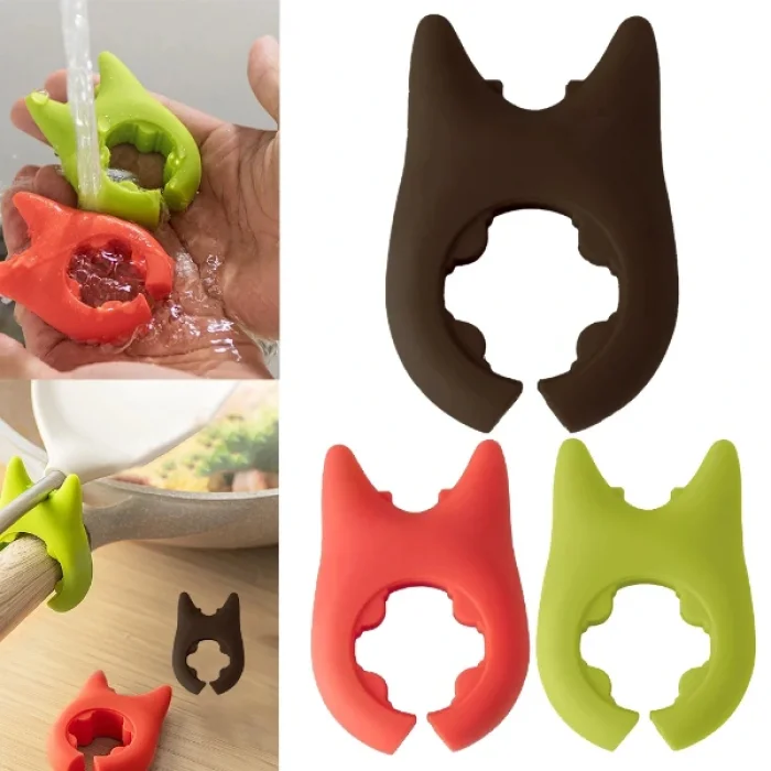 BUĞZ Silikon Tava Tencere Kaşık Tutucu