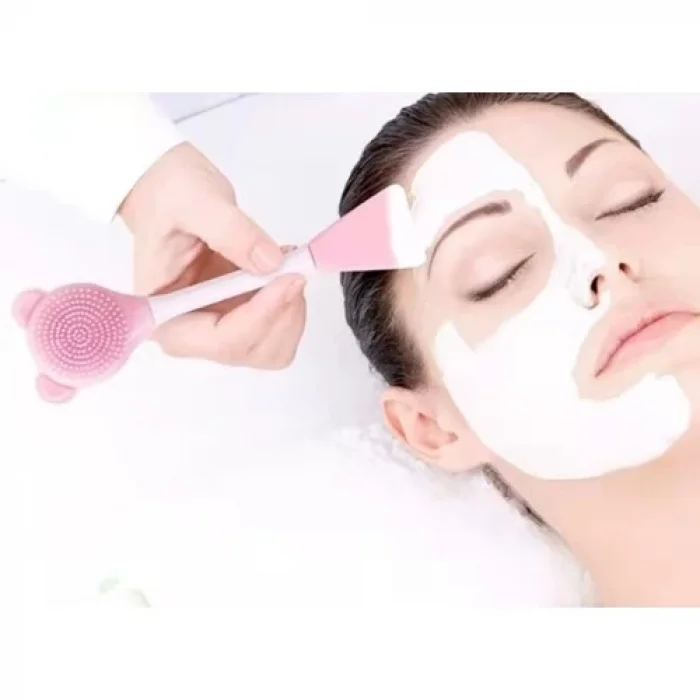BUĞZ Silikon Yüz Temizleme Fırçası ve Maske Uygulama Spatulası