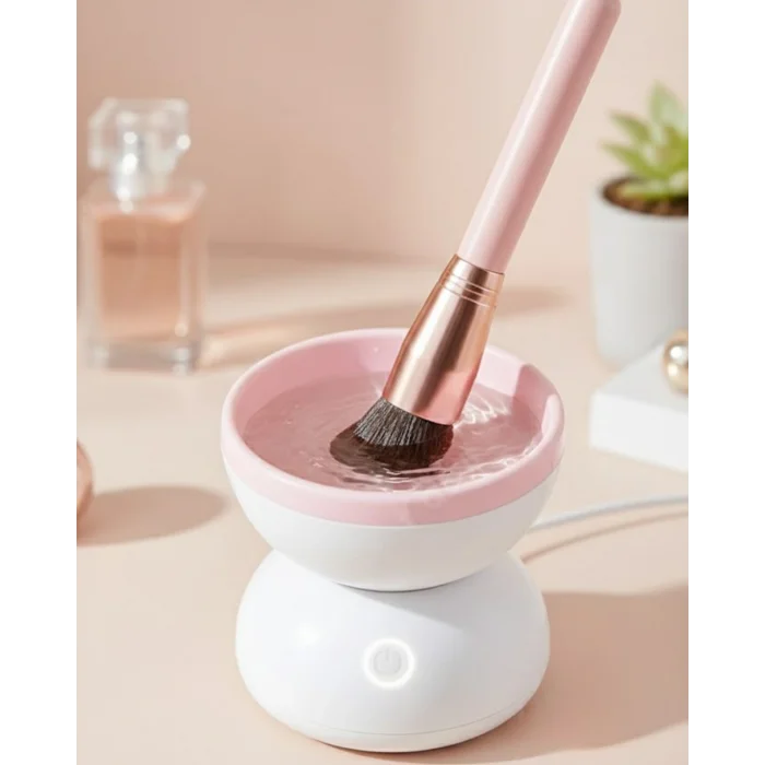 BUĞZ Silikon Yüzeyli Elektrikli Makyaj Fırçası Temizleme Kabı