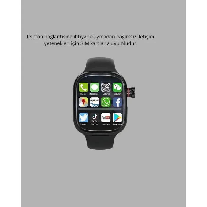 BUĞZ SIM Kartlı GPS Destekli Akıllı Saat Sesli Görüşmeli - BUĞZ