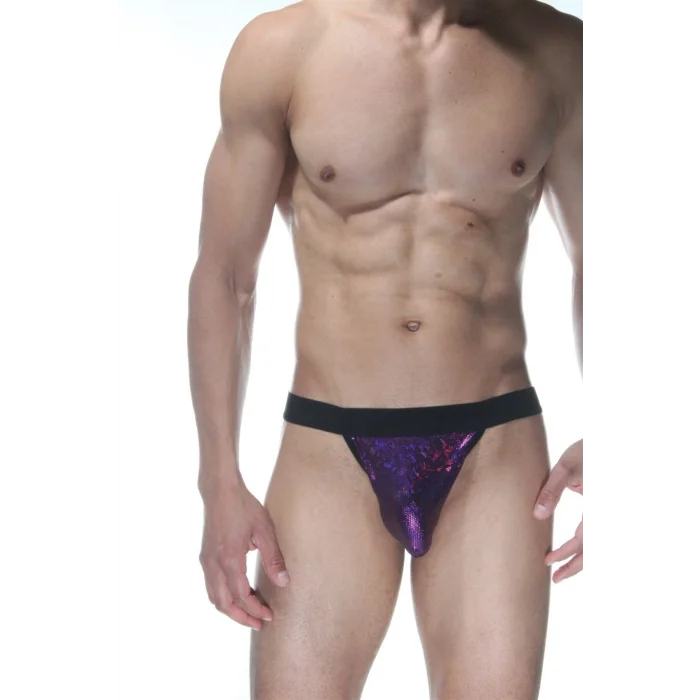 BUĞZ Simli Mor Erkek Tangası