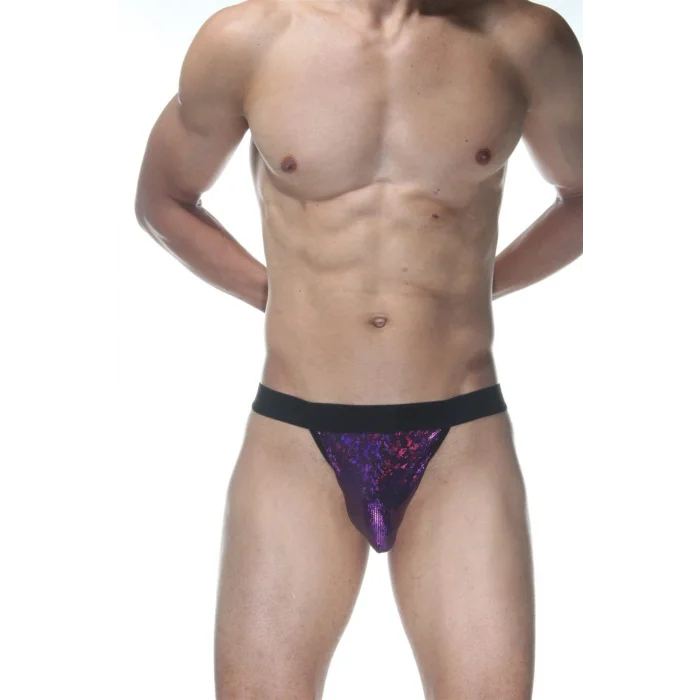 BUĞZ Simli Mor Erkek Tangası