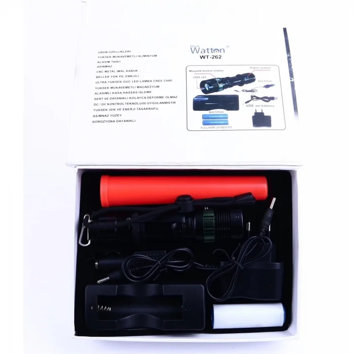 BUĞZ Sinyalli Acil Durum El Feneri Cree5  Wt-262