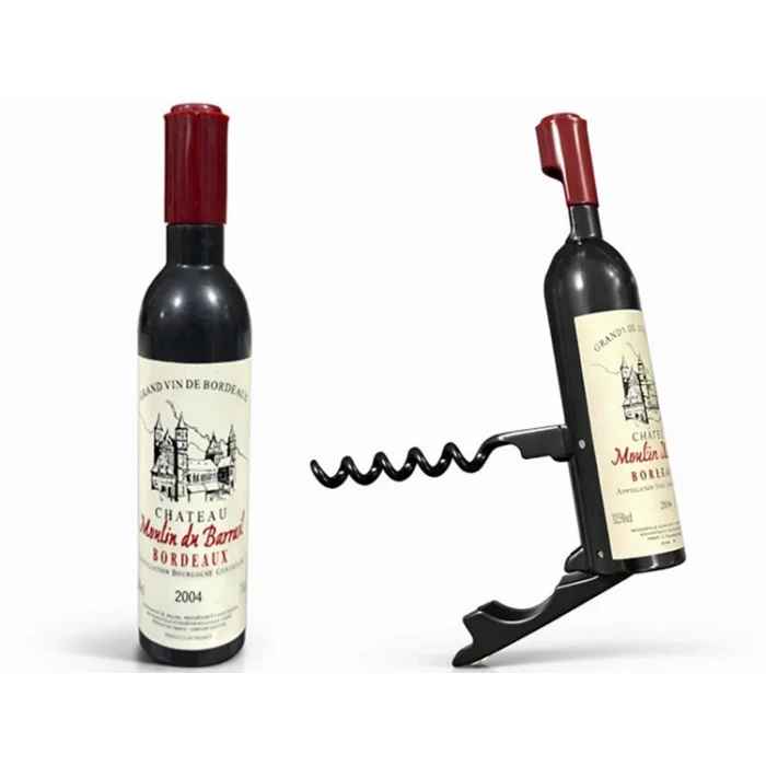 BUĞZ Şişe Tasarımlı Paslanmaz Çelik Tirbuşon Açacak