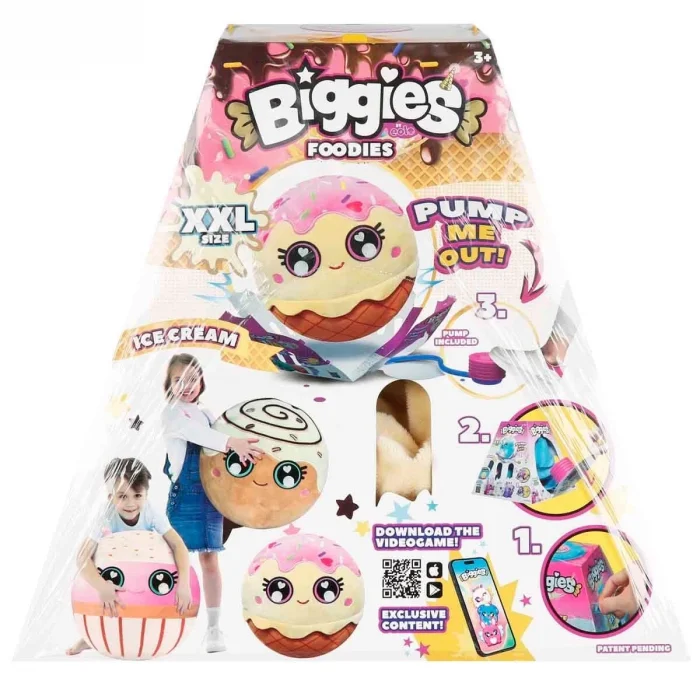  Şişme Peluş Dondurma XXL Foodies S6
