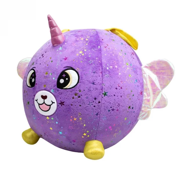  Şişme Peluş Mor Köpek XXL Shiny Corns S2