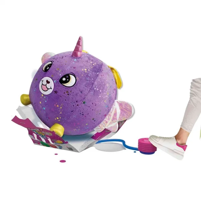  Şişme Peluş Mor Köpek XXL Shiny Corns S2