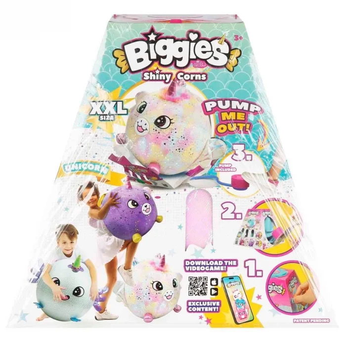  Şişme Peluş Unicorn XXL Shiny Corns S2