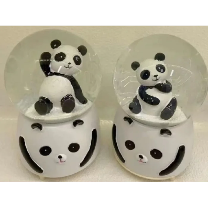 BUĞZ Siyah-beyaz Panda Kar Küresi Büyük Boy