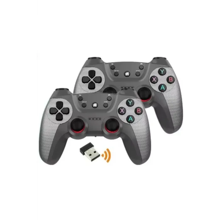 BUĞZ Siyah bluetooth bağlantılı 2.4g kablosuz gamepad 2 adet pc uyumlu 1 yıl garantili