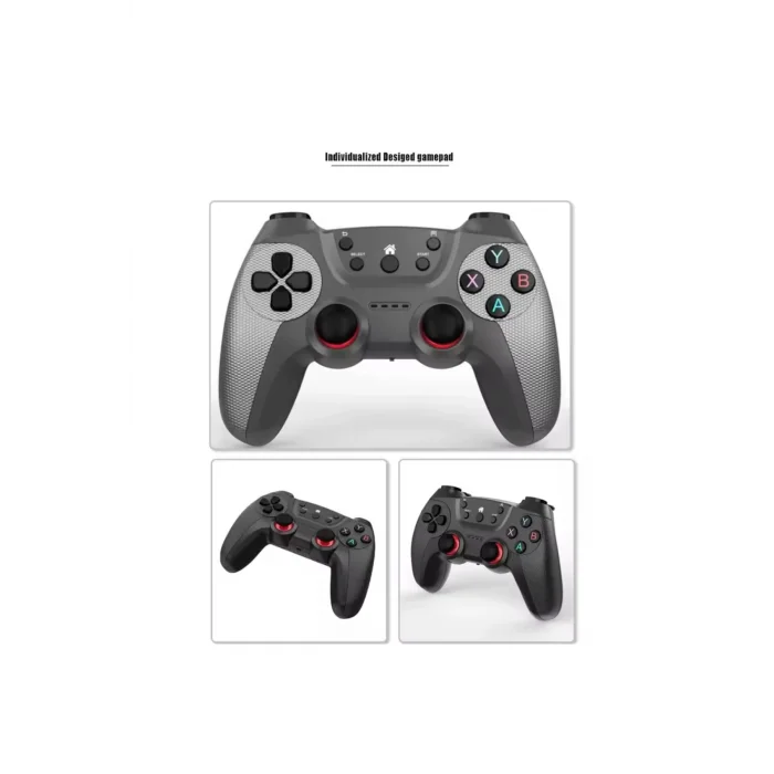 BUĞZ Siyah bluetooth bağlantılı 2.4g kablosuz gamepad 2 adet pc uyumlu 1 yıl garantili