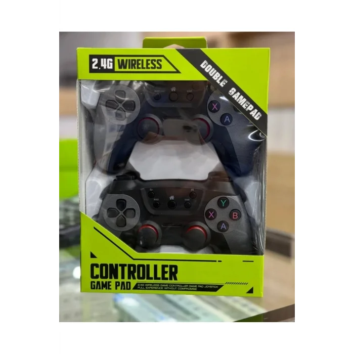 BUĞZ Siyah bluetooth bağlantılı 2.4g kablosuz gamepad 2 adet pc uyumlu 1 yıl garantili