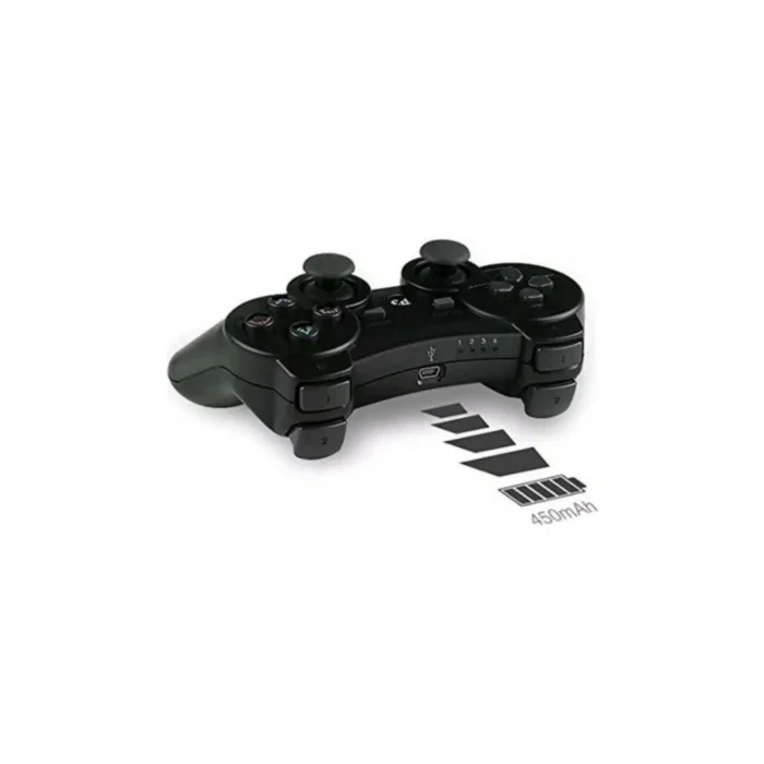 BUĞZ Siyah bluetooth bağlantılı titreşimli gamepad, Playstation 3 uyumlu, 1 yıl garantili