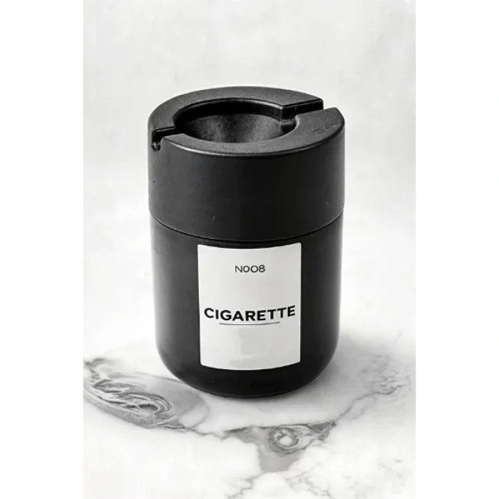 BUĞZ Siyah Cam Küllük