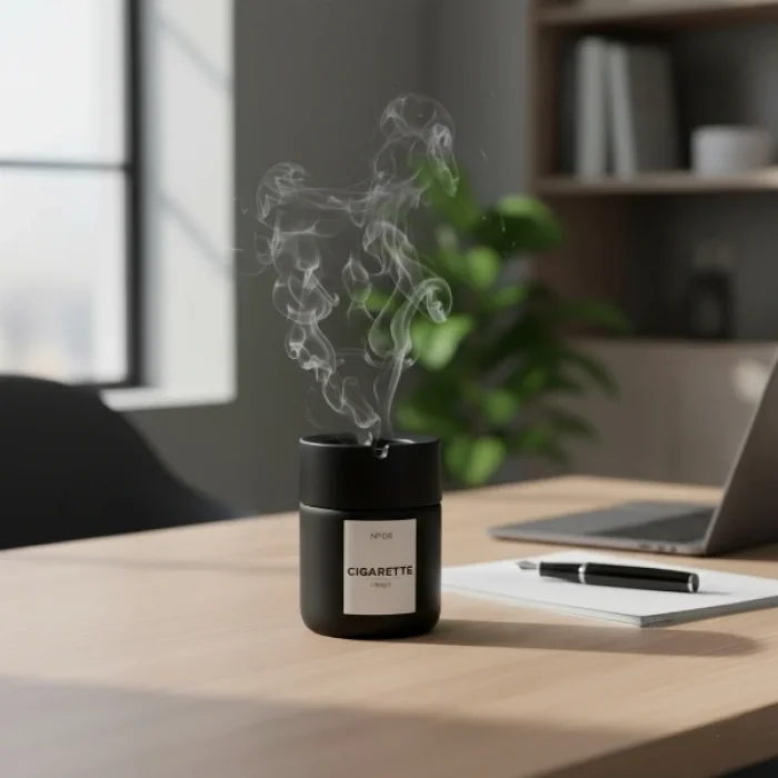 BUĞZ Siyah Cam Küllük