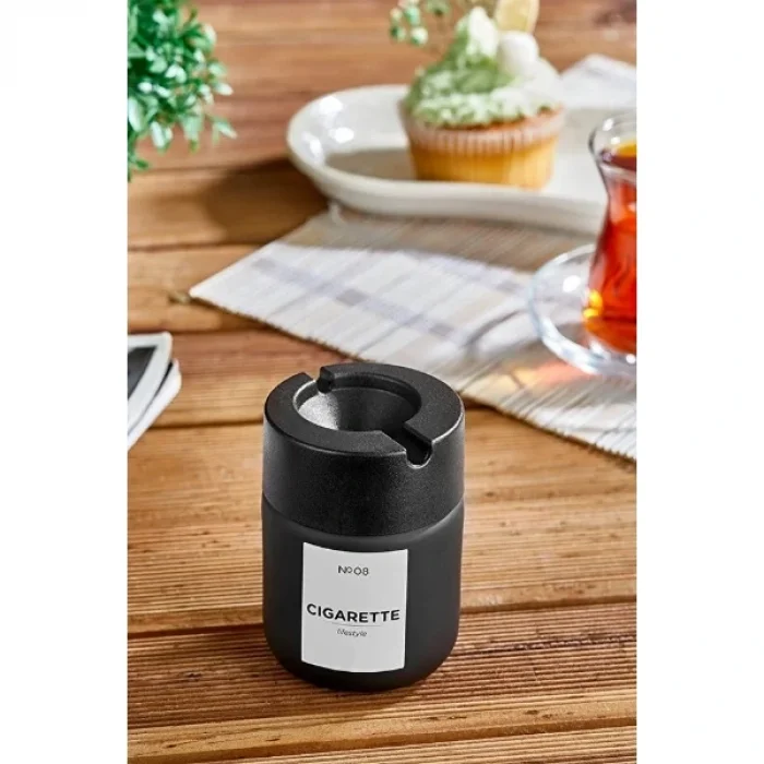 BUĞZ Siyah Cam Küllük