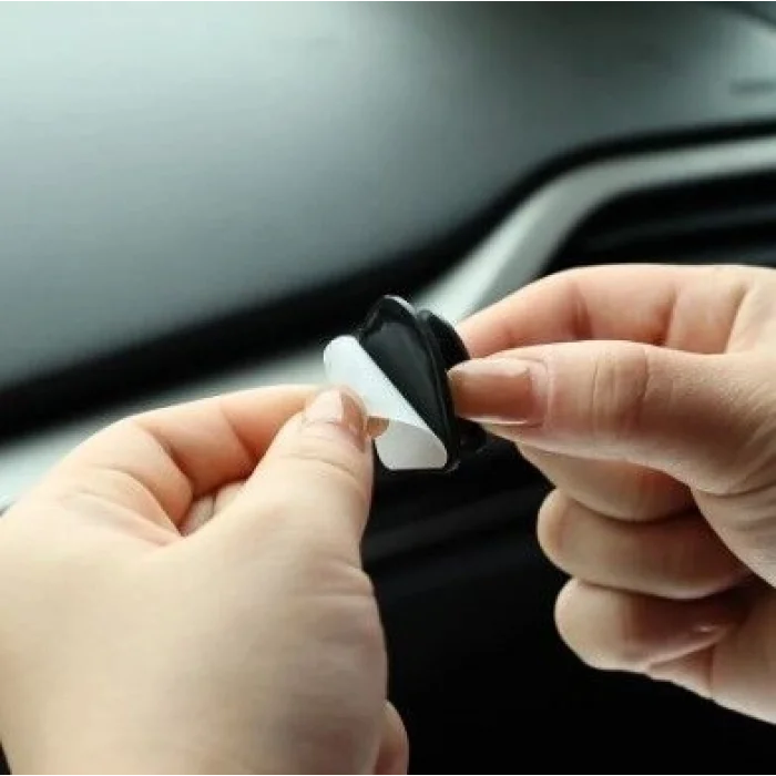 BUĞZ Siyah Çok Amaçlı Yapışkanlı Kanca 10 lu