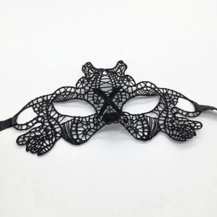  Siyah Dantel İşlemeli Balo Maskesi 11 No