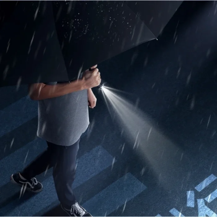 BUĞZ Siyah El Fenerli Şemsiye